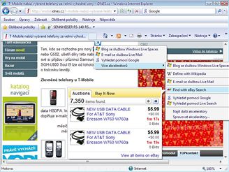 Internet Explorer 8 - akcelertor eBay