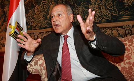 Egyptsk ministr zahrani Ahmad Abl Ghajt.
