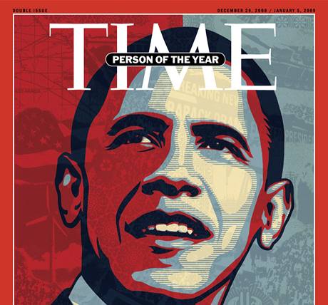 Americký asopis Time vyhlásil Osobností roku 2008 nov zvoleného prezidenta USA Baracka Obamu.