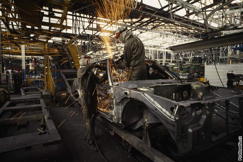Továrna automobilky Chrysler.
