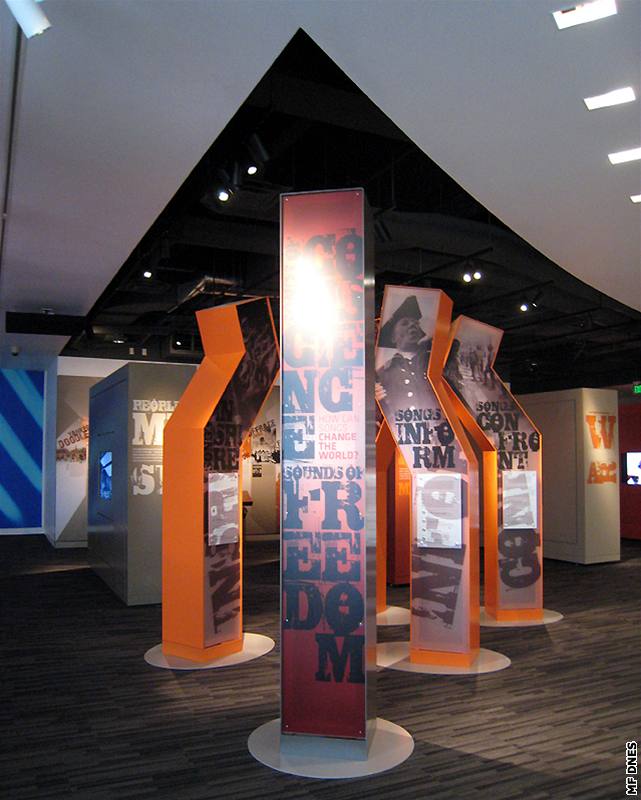 Muzeum Grammy - sekce nazvaná Zvuky svobody