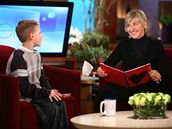 Alec Greven jako host v talk-show Ellen Degeneresov