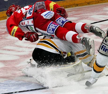 Slavia - Litvnov: Tom Svoboda, Jaroslav Hbl