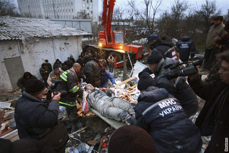 Výbuch plynu v obytném dom na Krymu (24. prosince 2008)