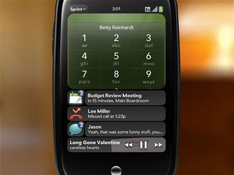 Palm Pre s novým operaním systémem WebOS