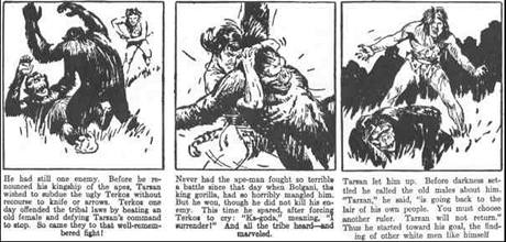 Z komiksu Tarzan (1929 - Hal Foster)