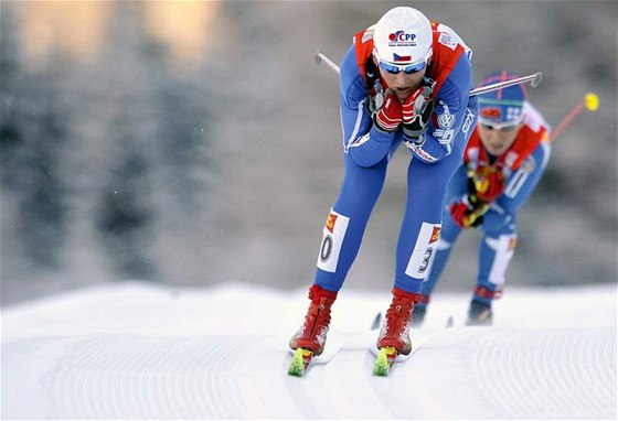 eská bkaka Kamila Rajdlová na trati závodu Tour de Ski na 10 km klasickou technikou s hromadným startem ve Val di Fiemme