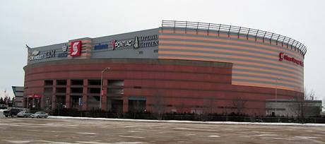 Scotiabank Place Arena  zde hokejist trnuj a hraj sv zpasy