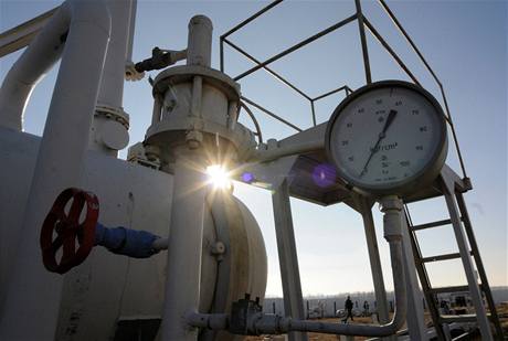 Objem dodávek v plynovodu pro Ukrajinu klesl na nulu. Ilustraní foto