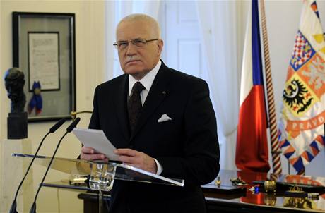 Smílivjího novoroního projevu Václava Klause si evropský tisk neviml.