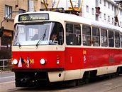 Pražské tramvaje ozdobily jen české praporky (1. ledna 2009) Pražské tramvaje ozdobily jen české praporky (1. ledna 2009)