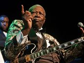 B. B. King (4. ledna 2009 na koncert v klubu House Of Blues v San Diegu)