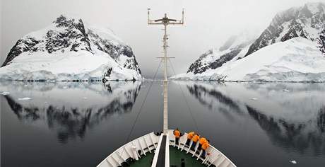 Proud u Antarktidy zkoumali vdci dva roky. Ilustraní foto