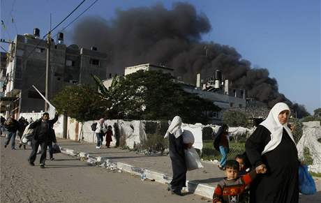 Gaza City (12. leden 2009)