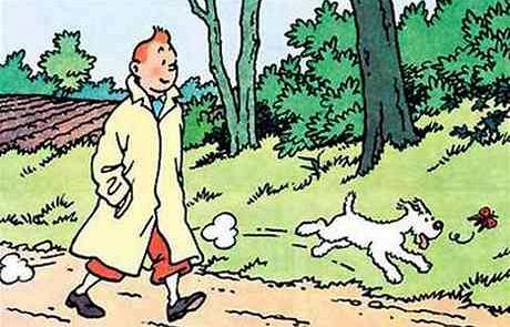 Tintin nedá ani ránu bez svého vrného psa Filuty (v originále se jmenuje Milou).