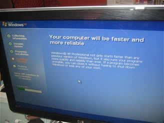 Microsoft na rychlost WinXP vlastn sm upozoruje ji pi instalaci