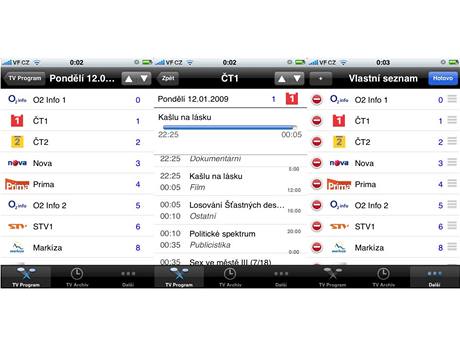 O2TVGuide pro iPhone