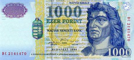 Bankovka v hodnot 1000 forint