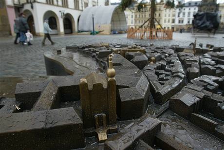 Bronzový model Olomouce - ilustraní foto