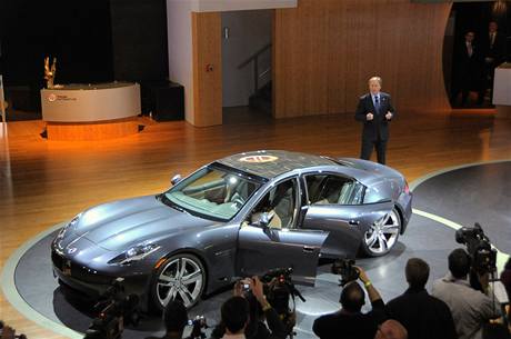 Fisker Karma na autosalonu v Detroitu (NAIAS 2009)