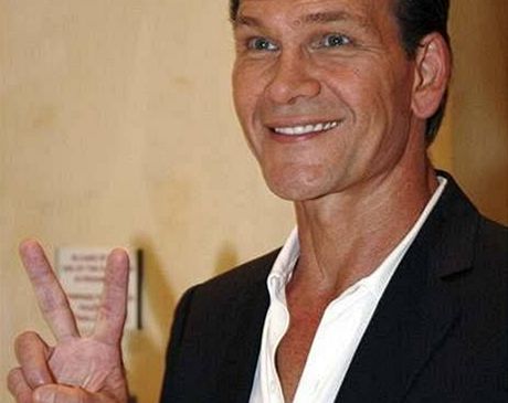 Patrick Swayze pijel na Slovensko, aby pedal cenu televize Markíza TOM. 