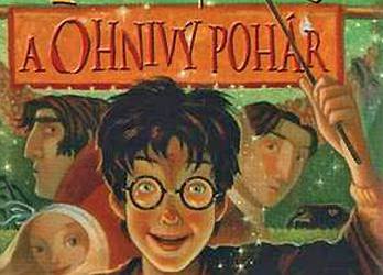 Harry Potter a Ohnivý pohár - obal eské verze knihy