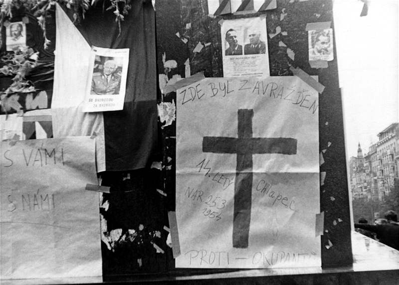 Foto, které v roce 1968 poídil Jan Palach