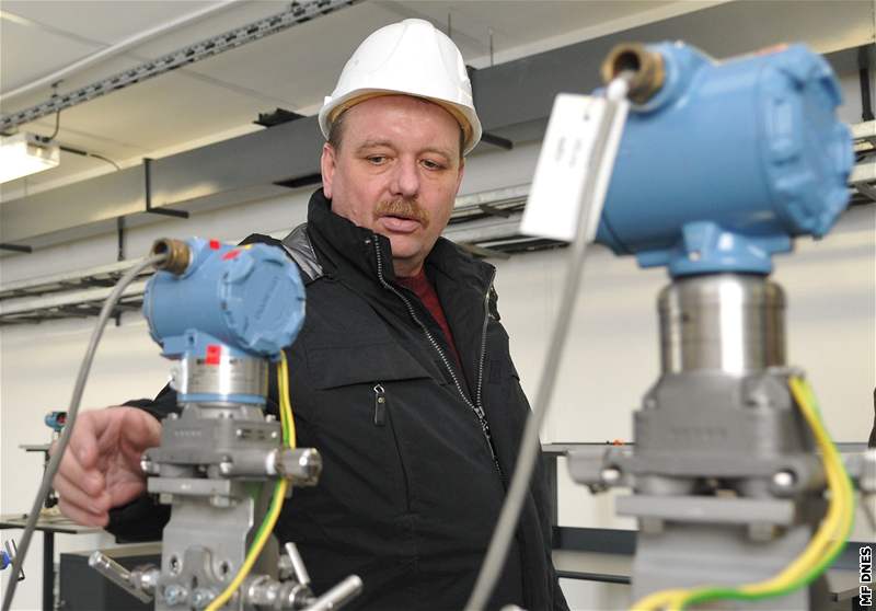 Radomil Zemek, manaer mení mnoství plynu Morava firmy RWE Transgas Net 