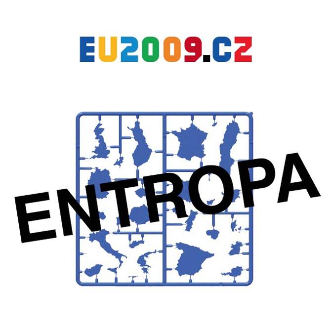 Umístní stát sedmadvacítky v plastice Entropa, která zdobí budovu Rady EU v Bruselu