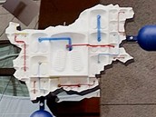 Zobrazen Bulharska v plastice Entropa, kter zdob budovu Rady EU v Bruselu