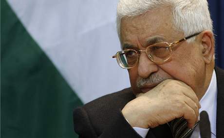 Prezident palestinské autonomie Mahmúd Abbás.