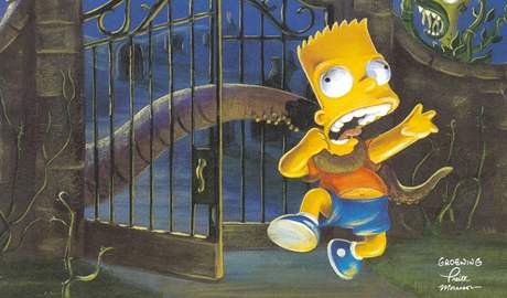 Simpsonovi: Nervy v kýblu bublin (obálka komiksu) 