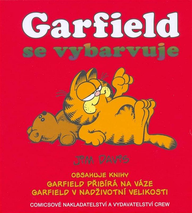 Garfield se vybarvuje (obálka komiksu)