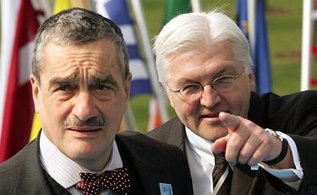 Karel Schwarzenberg s Frankem-Walterem Steinmeierem