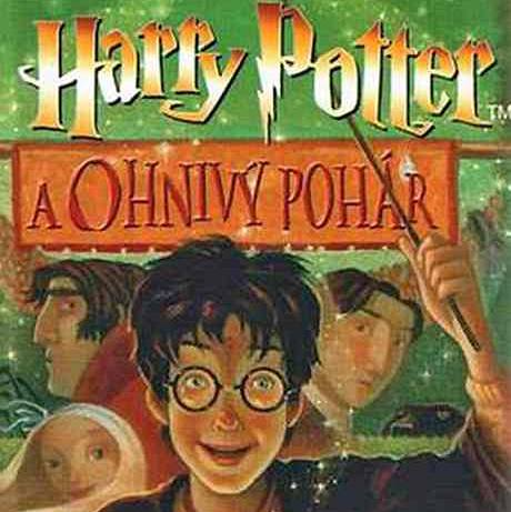 Harry Potter a Ohnivý pohár - obal eské verze knihy