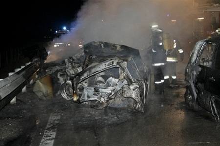 nehoda na dálnici A22, pi které zahynula ena ze Znojma