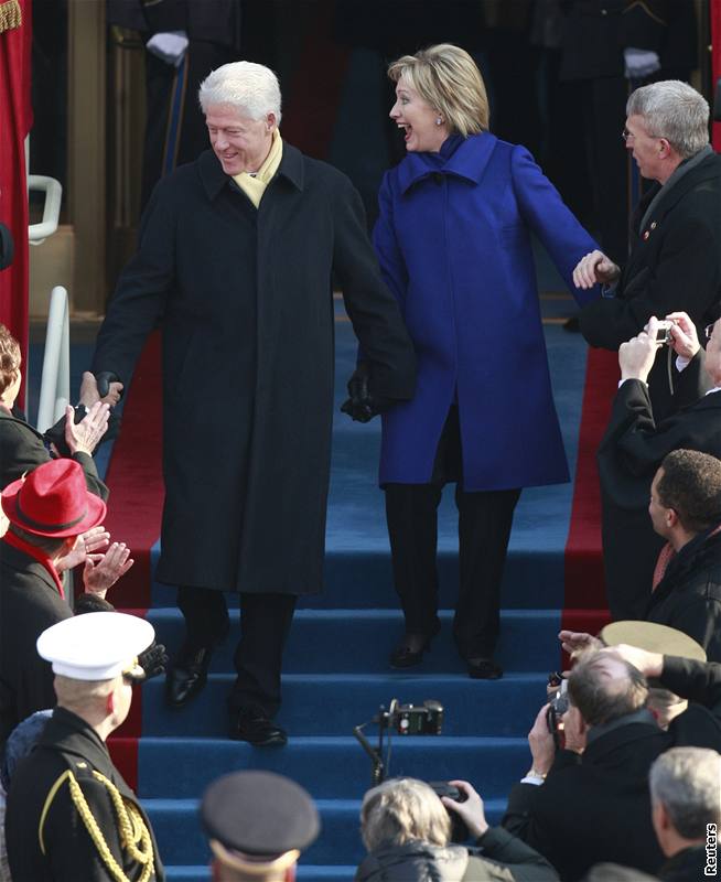 Bill a Hillary Clintonovi na inauguraci Baracka Obamy
