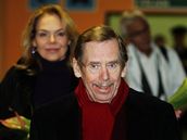 Václav Havel při opouštění motolské nemocnice (29. ledna 2009) Václav Havel při opouštění motolské nemocnice (29. ledna 2009)