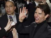 Tom Cruise na premie filmu Valkra v Soulu