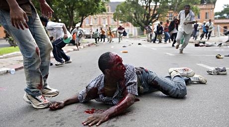 Masakr na protivládní demonstraci na Madagaskaru.