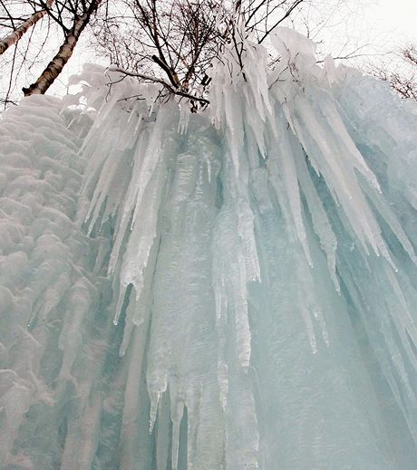 Ledov hradba u Lovtna (4. 2. 2009)