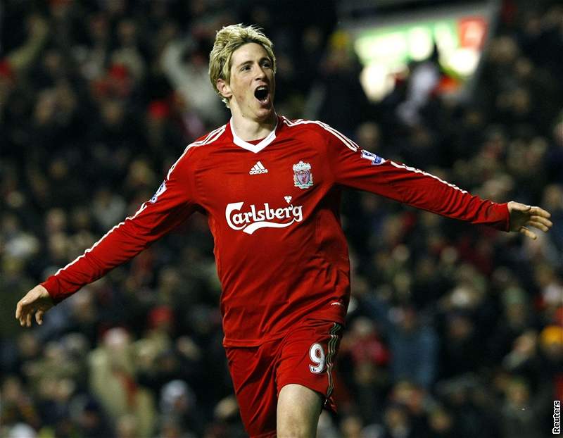 Liverpool: Fernando Torres se raduje z gólu