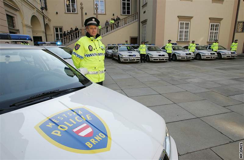 Brnnská mstská policie si pevzala nová auta