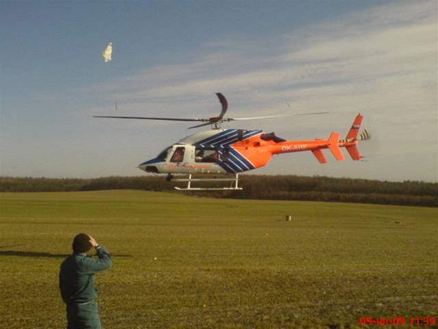 Pi nehod na Znojemsku zasahoval i vrtulník