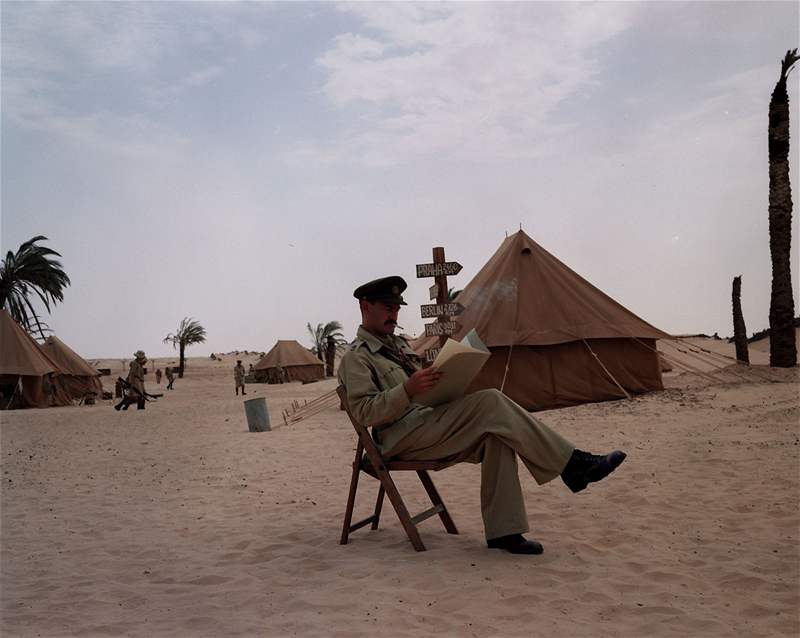 Z natáení filmu Tobruk