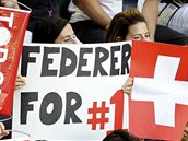 Fanynky Rogera Federera pi finle na Australian Open 2009