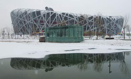 Peking se v tto zim dokal prvnho snhu. (17. nor 2009)