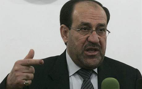 Irácký premiér Núrí Málikí.