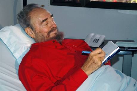 Fidel Castro v nemocnici v lét 2006