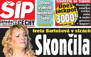 Titulní strana deníku íp